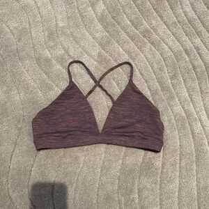 CSB Crop Shop Boutique Sports Bra, Brown Marl